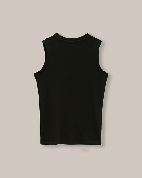 Playera Sin Mangas Negra